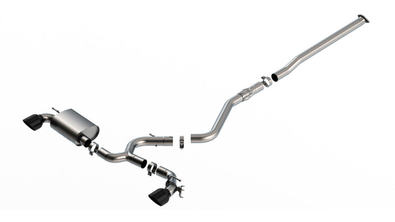 Borla 22-23 Hyundai Kona N 2.0L 4 CYL. Turbo AT/MT ATAK Catback Exhaust Black Chrome 140926BC 140926BC Photo - Primary