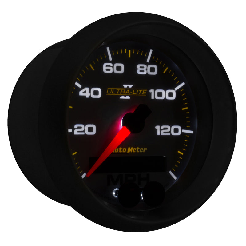 Autometer Ultra-Lite II 3-3/8in 0-140MPH In-Dash Electronic GPS Programmable Speedometer 4980 4980 User 6