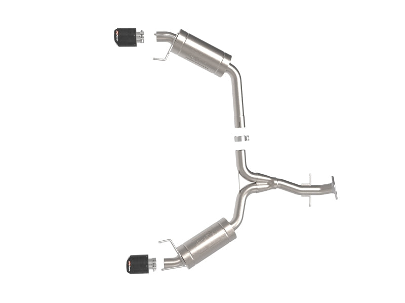 aFe POWER Takeda 06-13 Lexus IS250/IS350 SS Axle-Back Exhaust w/ Carbon Tips 49-36055-C 49-36055-C Photo - Unmounted