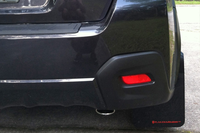 Rally Armor 2013+ Subaru XV Crosstrek Mud Flaps Red logo MF26-UR-BLK/RD User 2