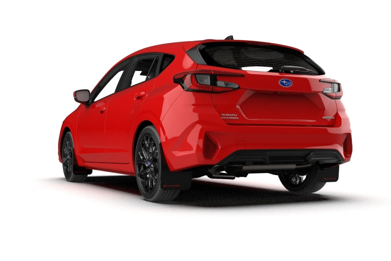 Rally Armor 2024 Subaru Impreza Black UR Mud Flap w/ Red Logo MF105-UR-BLK-RD MF105-UR-BLK-RD User 1