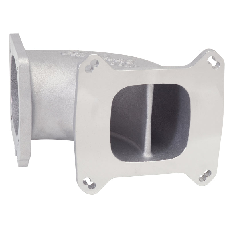 Edelbrock High Flow Intake Elbow, 95mm Throttle Body to Square-Bore Flange; as-c 3849 Photo - out of package