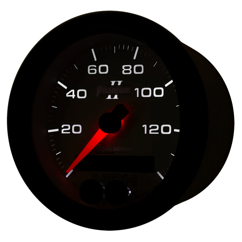 Autometer Phantom II 3-3/8in 0-140MPH In-Dash Electronic GPS Programmable Speedometer 7580 7580 User 3