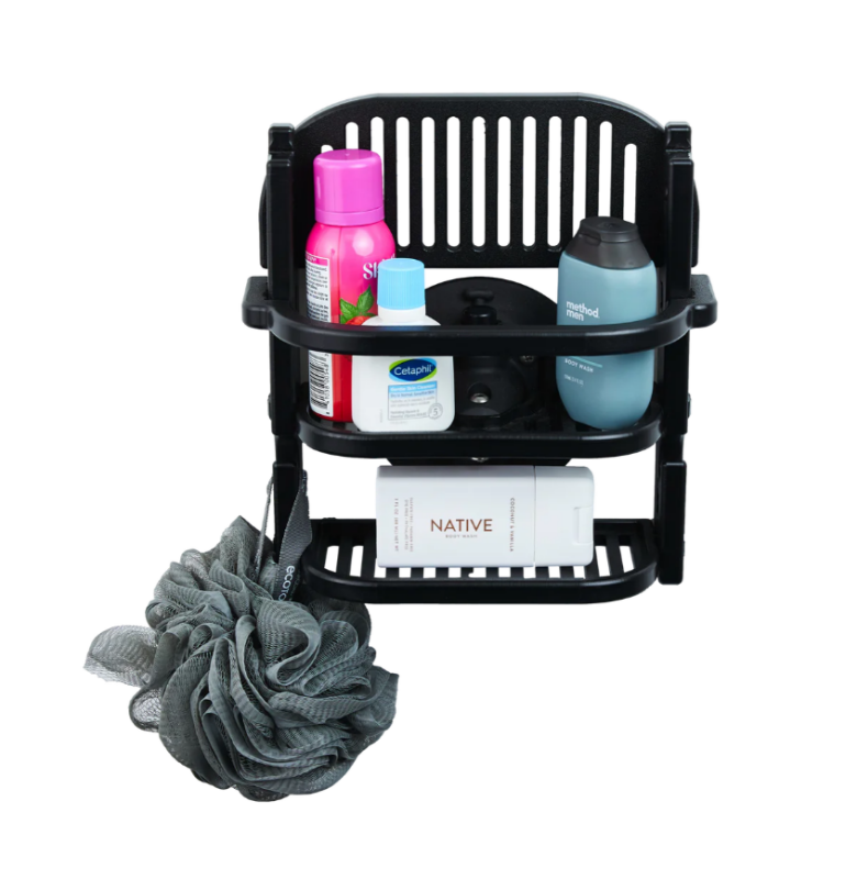 SeaSucker Shower Caddy - Black SM8100B SM8100B User 1