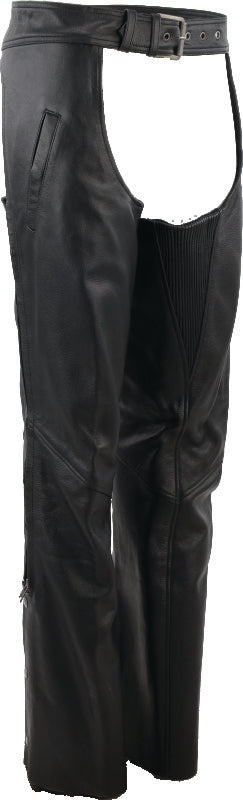 Kuryakyn Leather By River Road Plains Leather Chaps Black Womens - Small 094425 094425 User 1