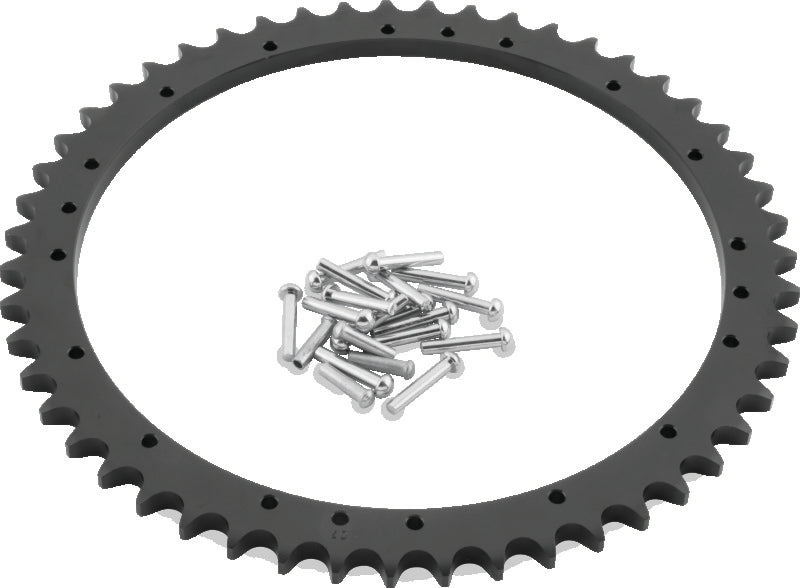 TwinPower Twin Power 67-72 FL Drum Brake Rear Sprocket Replaces H-D 41470-67 51 Teeth 488816 488816 Photo - Primary