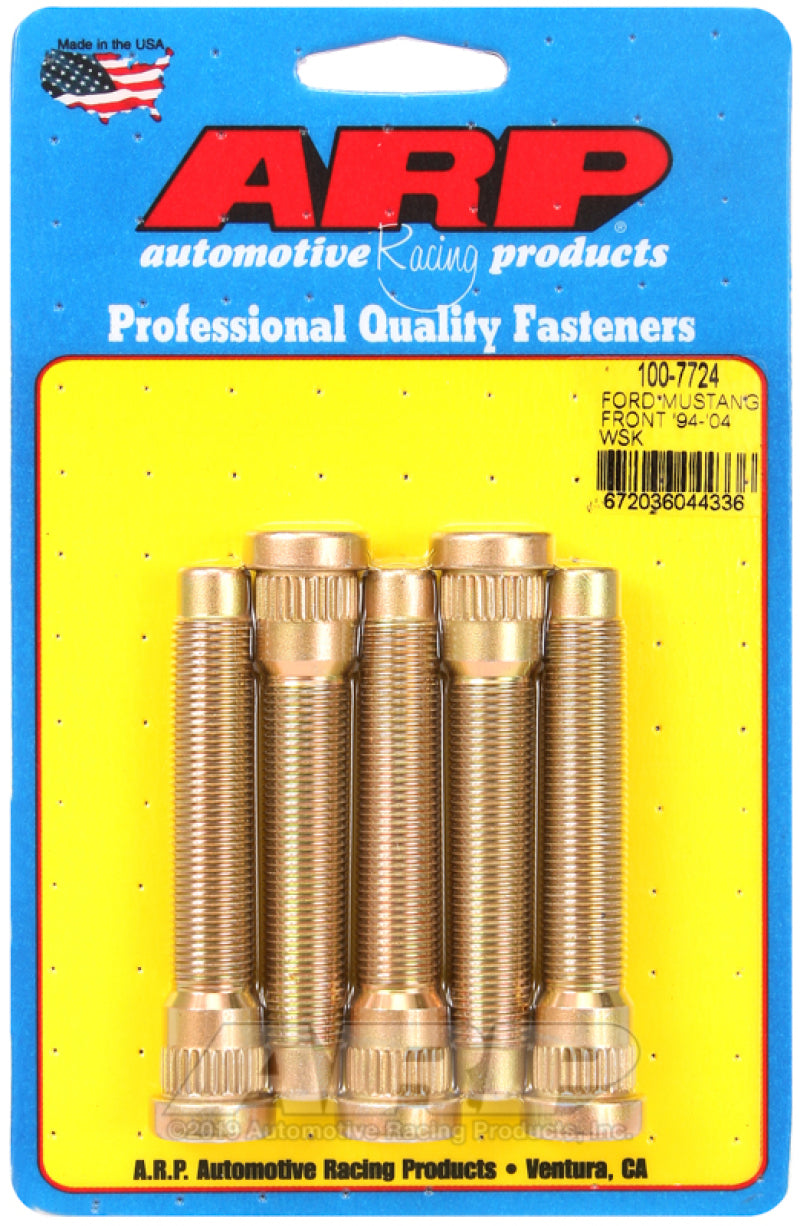 ARP Ford Mustang Front 1/2-20 x 3.110? Wheel Stud Kit 100-7724 User 1
