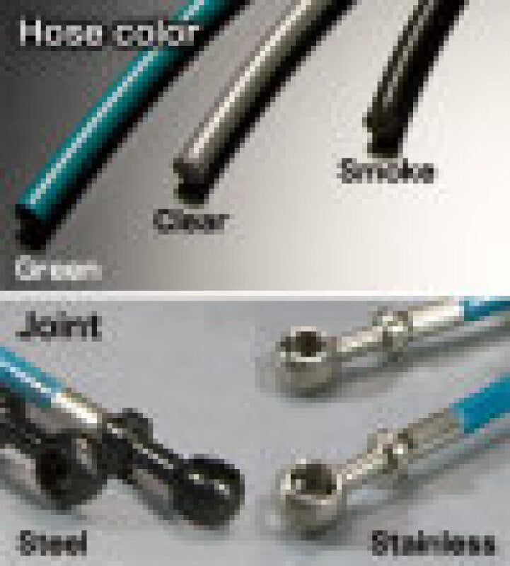 Project Mu Suzuki Cappuccino Stainless Steel Clear Teflon Brake Lines BLS-001BC BLS-001BC User 1