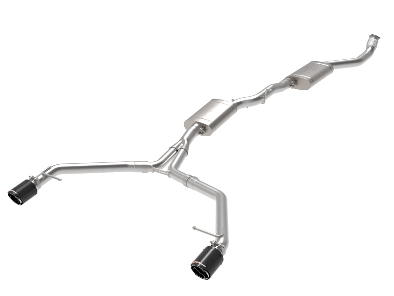 aFe MACH Force-Xp 13-16 Audi Allroad L4 SS Cat-Back Exhaust w/ Carbon Tips 49-36438-C 49-36438-C Photo - Primary