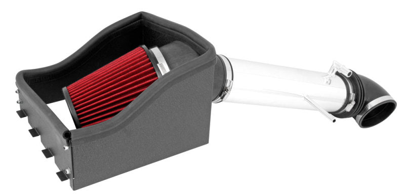 Spectre 11-14 Ford F150 V8-5.0L F/I Air Intake Kit - Polished w/Red Filter 9976 9976 Photo - lifestyle view
