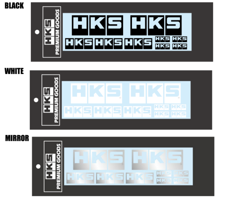 HKS LOGO Sticker a la carte WHITE 51003-AK147 51003-AK147 User 1