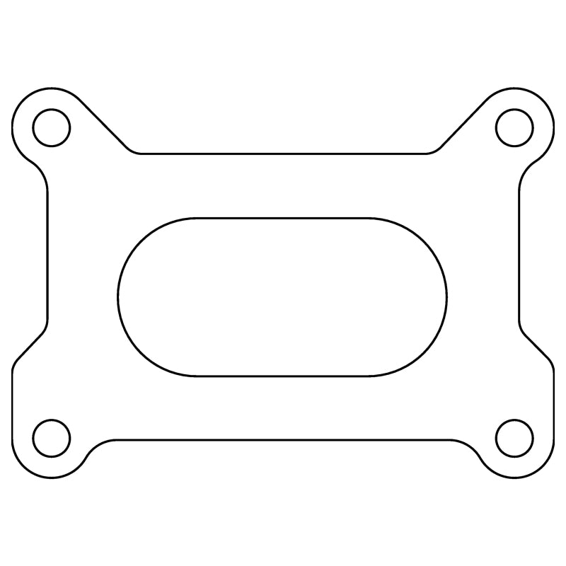 Cometic Gasket Cometic Holley 2 Barrel 500 CFM .039in Fiber Carburetor Gasket - 3.640in x 1.750in - Open Plenum C15184 C15184 Photo - Primary