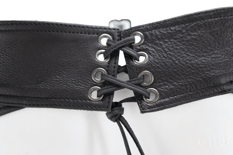 Kuryakyn Leather By River Road Longhaul Leather Chaps Black - Large 094440 094440 User 3