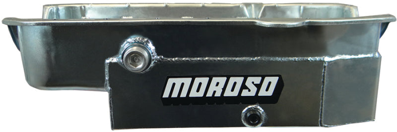 Moroso 80-85 Chevrolet Small Block (w/1in Inspection Bung) Wet Sump 8qt 6.5in Steel Oil Pan 21326 21326 Photo - Primary