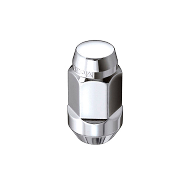 McGard Hex Lug Nut (Cone Seat Bulge Style) M14X1.5 / 22mm Hex / 1.945in. Length (4-Pack) - Chrome 64033 64033 Photo - Primary