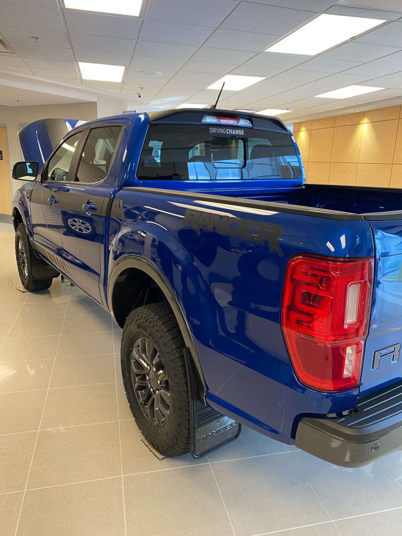 EGR 19-20 Ford Ranger Super Crew Rear Cab Truck Spoiler - Matte Black 983559 983559 Photo - Mounted