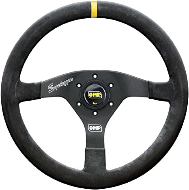 OMP Velocita Superleggero Suede Leather 350mm Diameter Steering Wheel Black OD0-2020-071 OD0-2020-071 Photo - Primary