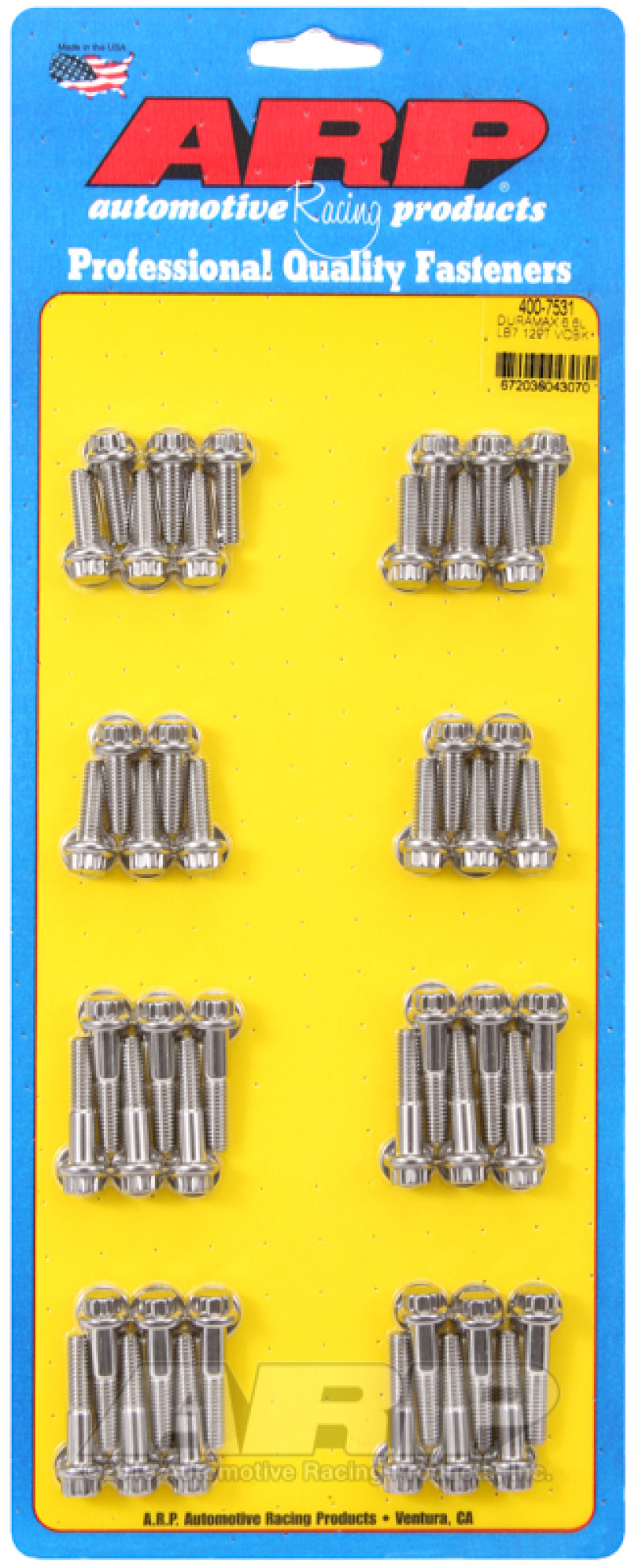 ARP Duramax 6.6L LB7 12pt Valve Cover Bolt Kit 400-7531 Photo - Primary