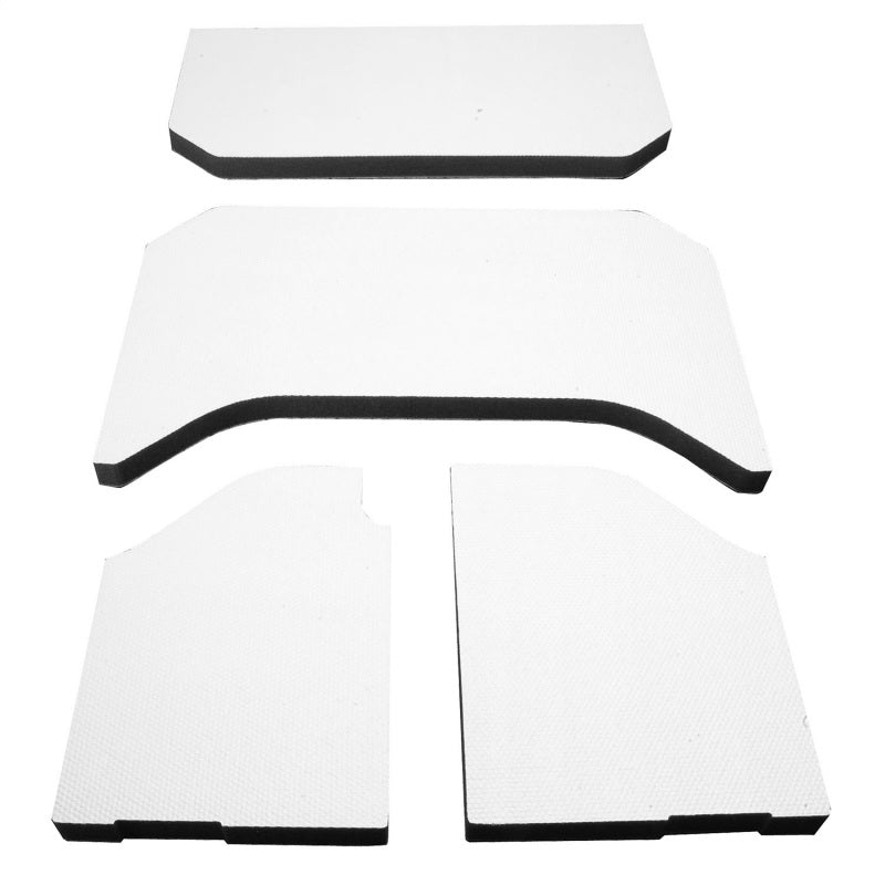 DEI 07-10 Jeep Wrangler JK 4-Door Boom Mat Headliner - 4 Piece - White 50135 50135 Photo - Primary