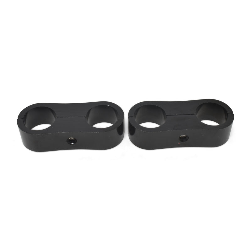 Russell Hose Separator For -10 Braided Hose - Black Anodize (2 Pack) 654323 654323 Photo - out of package