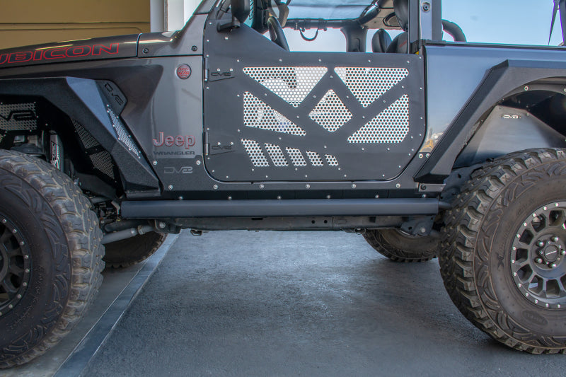 DV8 Offroad 2018+ Jeep JL 2 Door Rock Skins SRJL-25 SRJL-25 Photo - Mounted