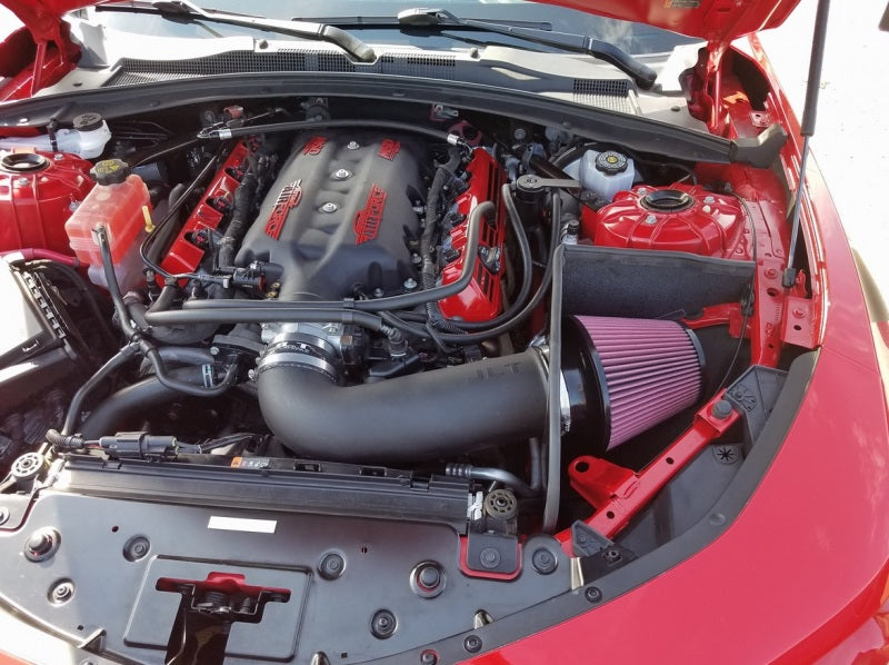 JLT 16-19 Chevrolet Camaro LT1 6.2L Black Textured Cold Air Intake Kit w/Red Filter - Tune Req CAIP-CC1662 CAIP-CC1662 Photo - Primary
