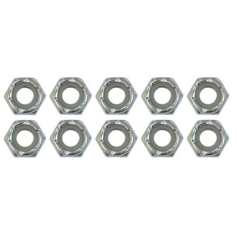 Moroso Zinc Nylock Nuts - 1/4-20 (10 Pack) 38832 38832 User 1