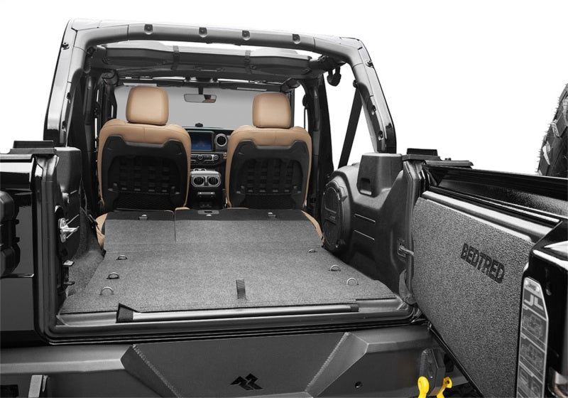 BedRug 18-23 Jeep JL 2-Door 2pc Front Floor BedTred Kit BTJL18F2 BTJL18F2 Photo - Mounted