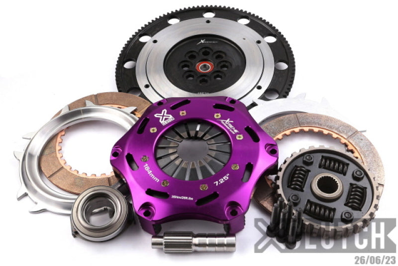 XCLUTCH 97-01 Acura Integra RS 1.8L 7.25in Twin Sprung Ceramic Clutch Kit XKHN18522-2B XKHN18522-2B Photo - Primary