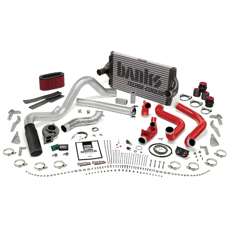 Banks Power 95.5-97 Ford 7.3L Man PowerPack System - SS Single Exhaust w/ Black Tip 48562-B 48562-B Photo - Primary