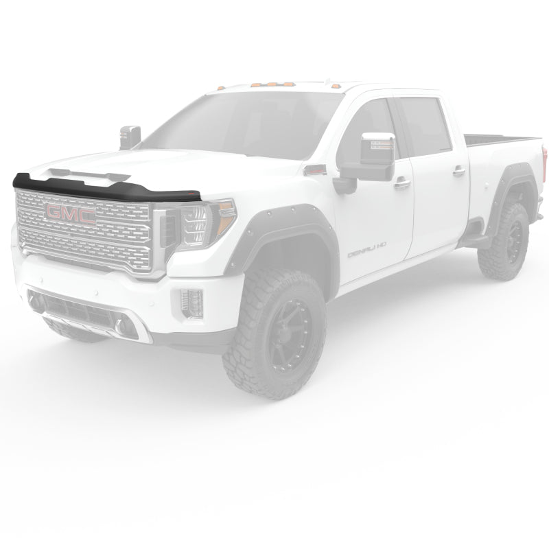 EGR 20+ GMC Sierra  Superguard Hood Shield - Dark Smoke 301951 301951 Photo - Mounted
