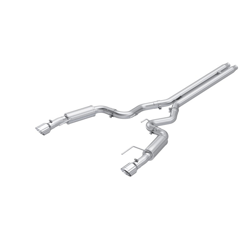 MBRP 2024 Ford Mustang GT S650, 5.0L 3in Dual Split Rear Aluminized Steel S7253AL S7253AL Photo - Primary