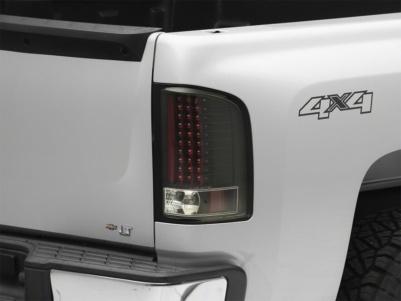 Raxiom 07-13 Chevrolet Silverado 1500 LED Tail Lights- Blk Housing (Clear Lens) S112716 S112716 Photo - Primary