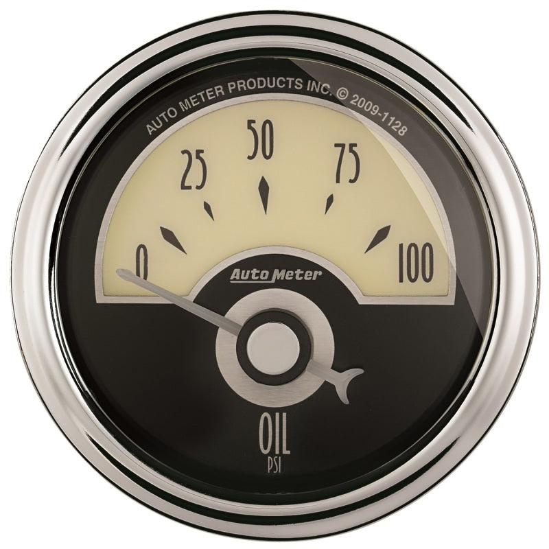 AutoMeter Gauge Oil Press 2-1/16in. 100PSI Elec Cruiser Ad 1126 1126 Photo - Primary