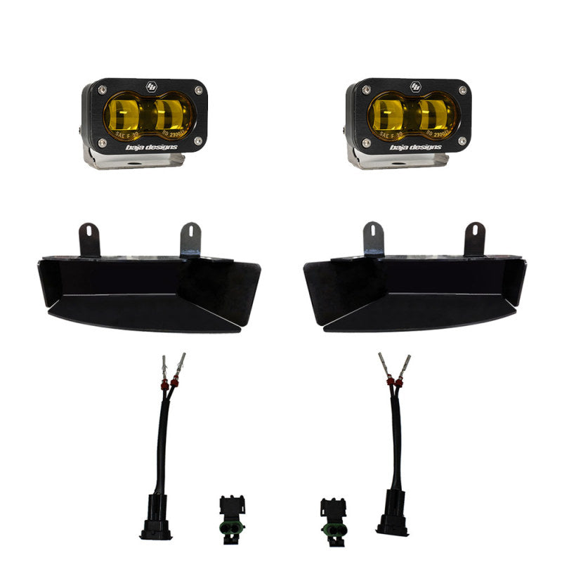 Baja Designs 19-22 Dodge RAM 2500/3500 S2 SAE Fog Pocket Light Kit - Amber 448170 448170 User 1