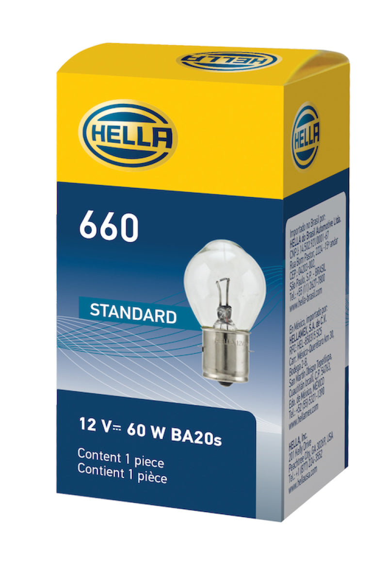 Hella Bulb 660 12V 60W Ba20S B11 660 660 Photo - in package