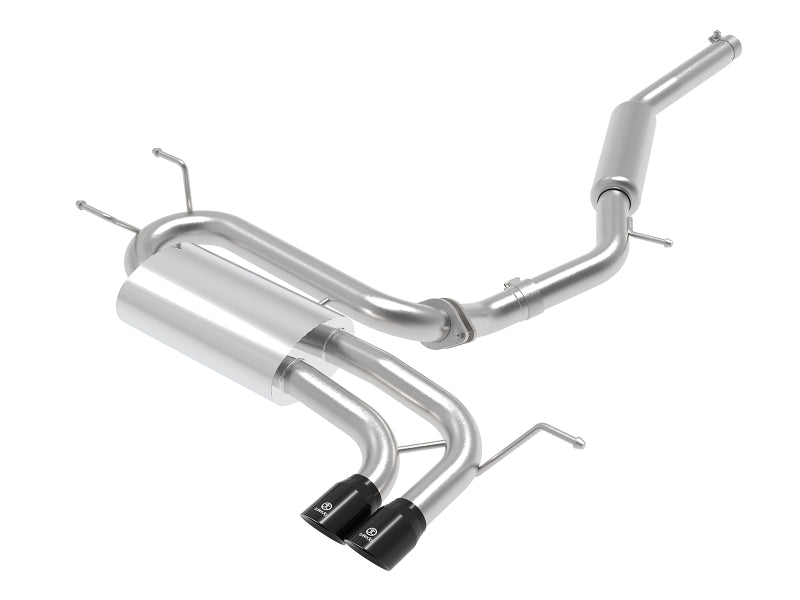 aFe Takeda 2-1/2in SS-304 Cat-Back Exhausts w/ Black Tip 16-19 Mazda MX-5 Miata ND 2.0T 49-37005-B 49-37005-B Photo - Primary