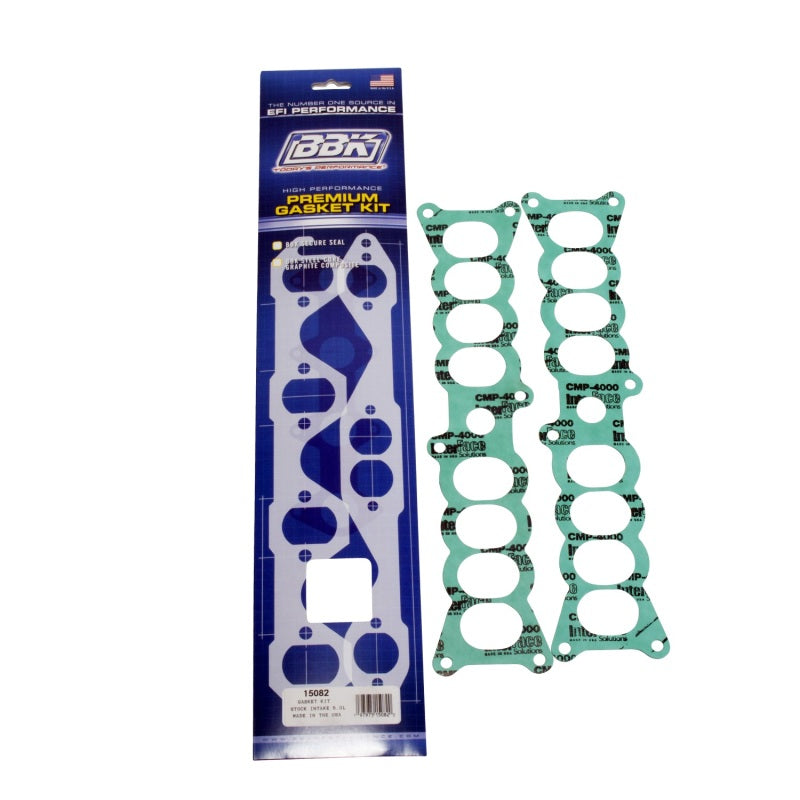 BBK 86-95 Mustang 5.0 Upper To Lower EFI Intake EFI Manifold Gasket Set Factory Ford 15082 15082 Photo - Primary