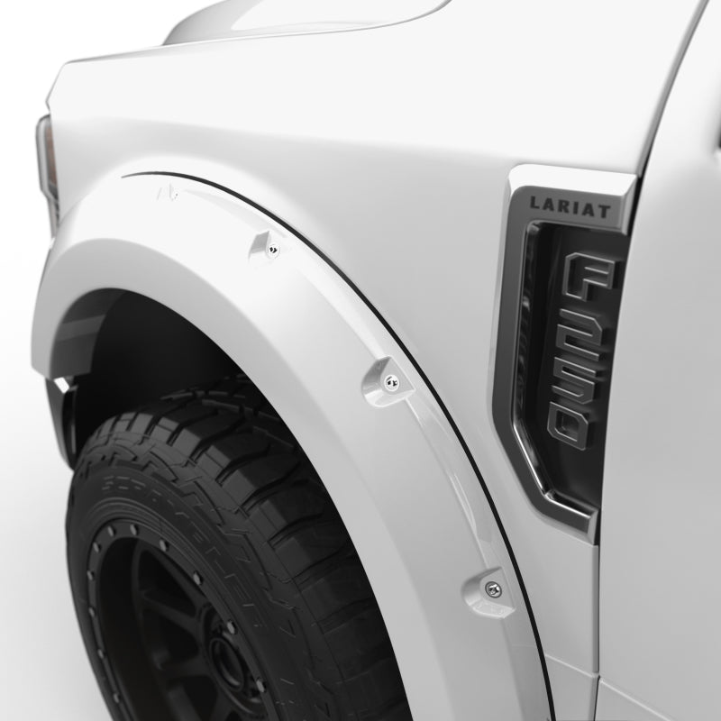 EGR 2017 Ford Super Duty Bolt-On Look Color Match Fender Flares - Set - Oxford White 793914-Z1 793914-Z1 Photo - Close Up