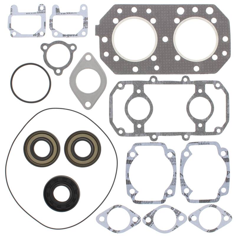 Vertex Pistons Vertex Gaskets 77-92 Kawasaki JS440 Complete Gasket Kit w/ Oil Seals 611101 611101 Photo - Primary