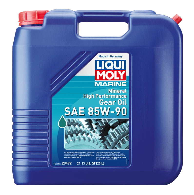 LIQUI MOLY 20L Marine High Performance Gear Oil SAE 85W90 20492 20492 Photo - Primary
