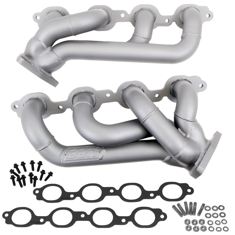 BBK 14-18 GM Truck 5.3/6.2 1 3/4in Shorty Tuned Length Headers - Chrome 4047 4047 User 1
