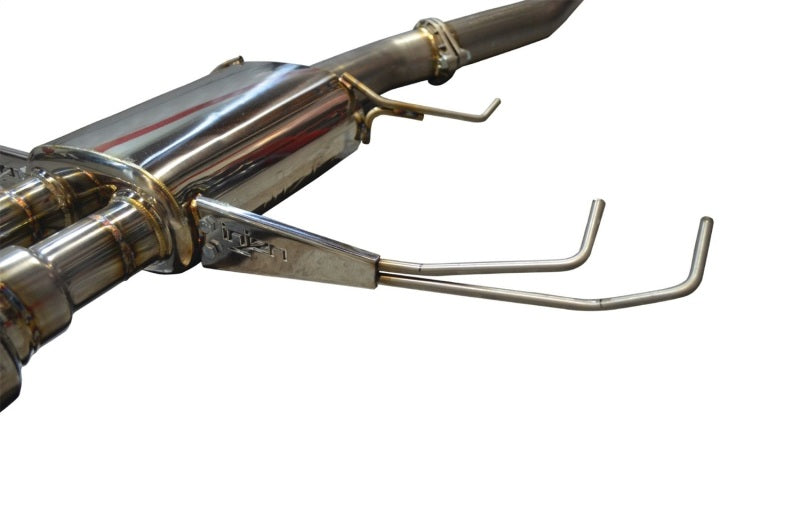 Injen 17-19 Honda Civic Type-R 3in SS Cat-Back Exhaust w/ Dual Burnt Titanium Tips SES1582TT SES1582TT Photo - Unmounted