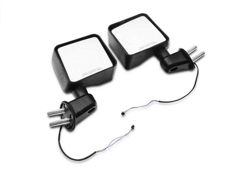 Raxiom 07-18 Jeep Wrangler JK Off-Road LED Manual Mirrors w/ Turn Signals J116869 J116869 Photo - Close Up