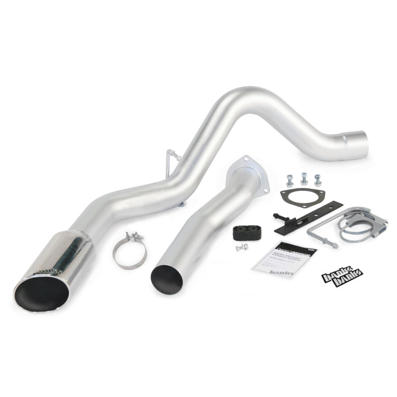 Banks Power 07-10 Chevy 6.6L LMM ECSB-CCLB Monster Exhaust System - SS Single Exha 47784 Photo - Primary