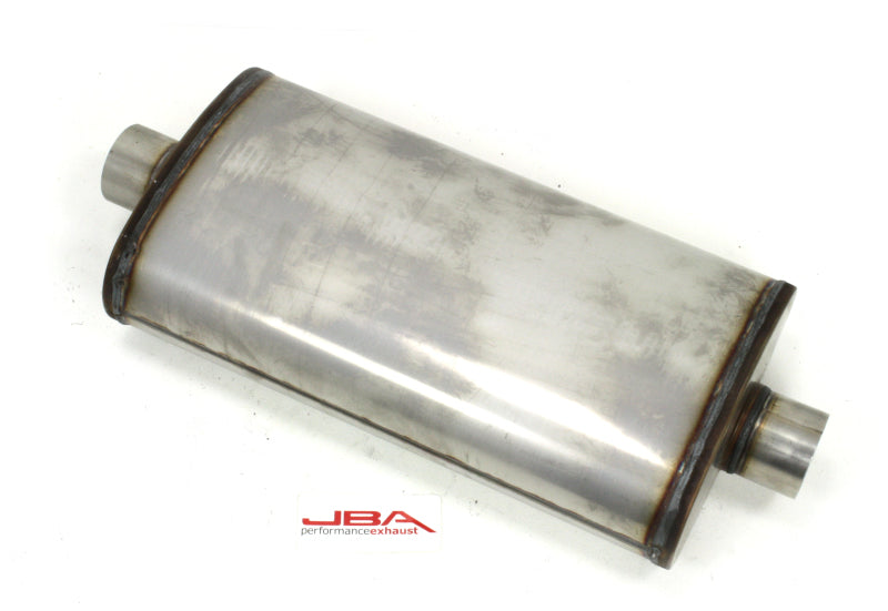 JBA Universal Dual Core 304SS Muffler 22x11x6 3in Inlet Diameter 40-302201 40-302201 Photo - Primary