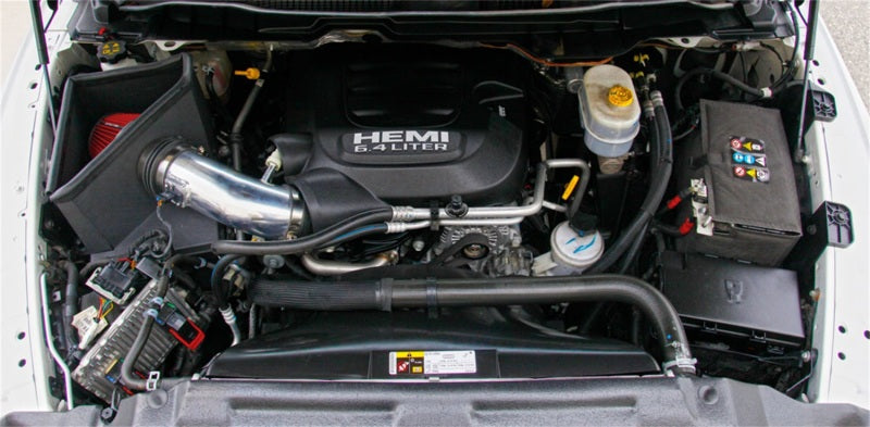 Spectre 14-18 RAM 2500/3500 6.4L Air Intake Kit - Polished w/Red Filter 9052 9052 Photo - Mounted