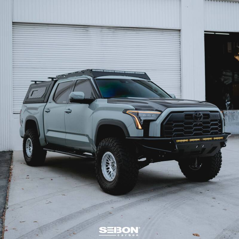 Seibon 22-24 Toyota Tundra / 23-24 Toyota Sequoia RR-Style Carbon Fiber Hood HD23TYTU-RR HD23TYTU-RR User 1