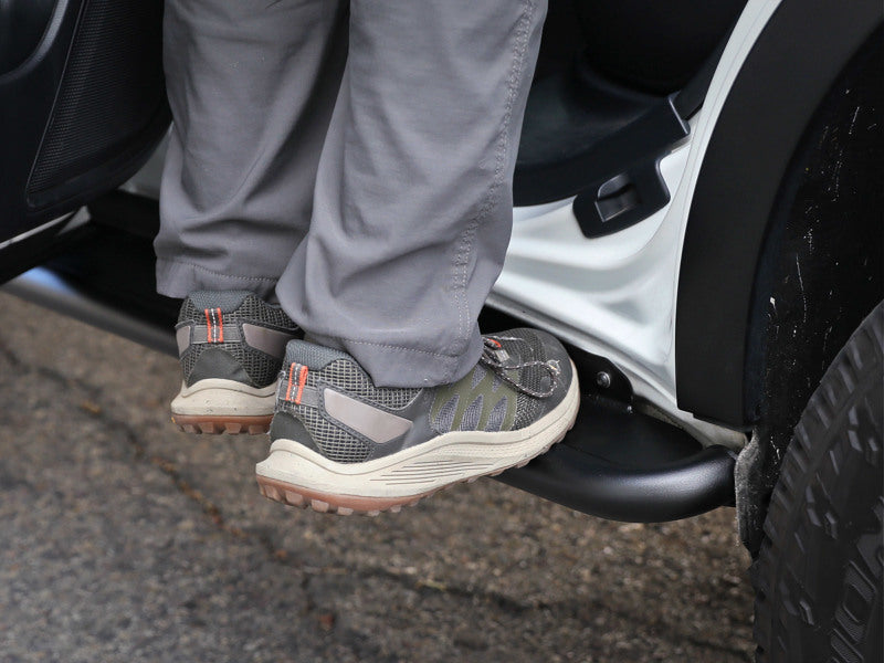 aFe POWER 20-23 Subaru Outback H4 2.4L (t) / H4 2.5L Terra Guard Trail Slider Steps - Black 79-27003 79-27003 Photo - Mounted