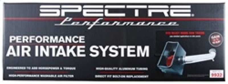 Spectre 03-08 Dodge RAM 1500/2500 V8-4.7/5.7L F/I Air Intake Kit - Clear Anodized w/Red Filter 9932 9932 Photo - in package